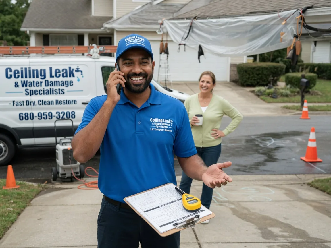 Ceiling Leak Cleanup Bly, OR FAQs